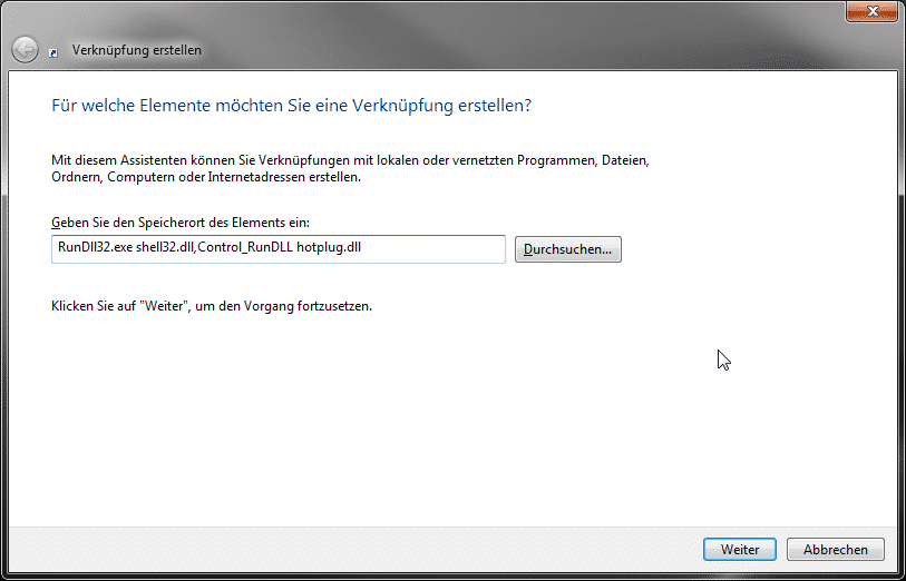 Windows Vista Hardware Sicher Entfernen