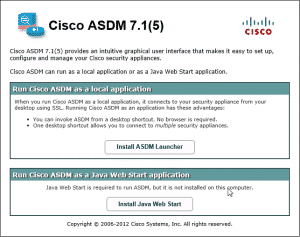 cisco asdm unable to launch device manager