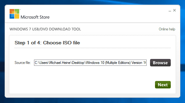 windows 10 iso tool usb