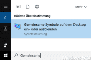 Desktopsymbole Einblenden Bzw. Ausblenden Bei Windows 10 - Windows FAQ