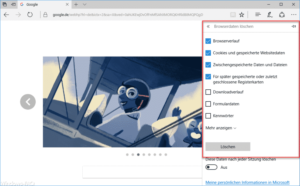 Microsoft Edge Browserverlauf Anzeigen Und Löschen - Windows FAQ