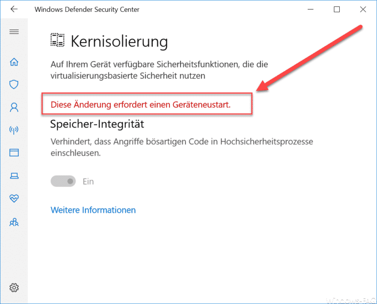 Windows Kernisolierung Bzw. Speicher-Integrität Aktivieren - Windows FAQ