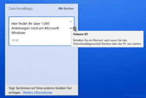 Inhalt Der Windows Zwischenablage Einsehen Mit Der Tastenkombination ...