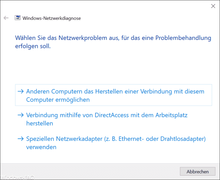 Netzwerkdiagnose Bei Windows 10 - Windows FAQ