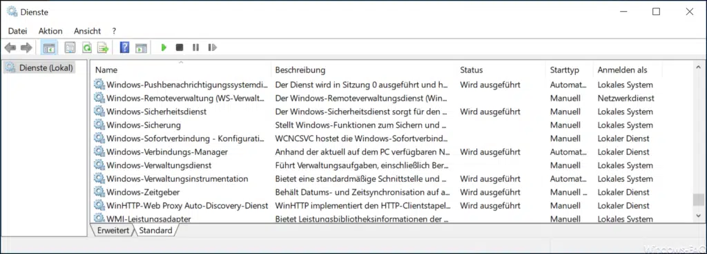 Windows Dienste