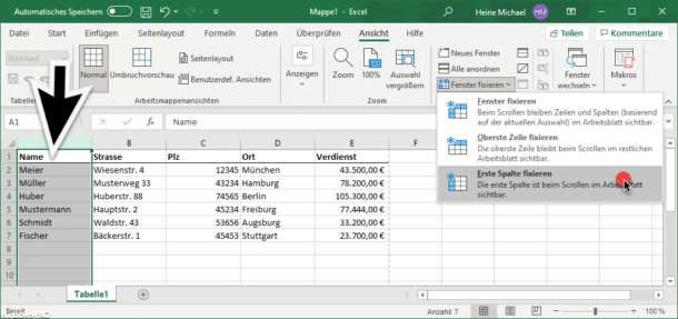 Excel Zeile Fixieren Einfach Erklärt Windows Faq