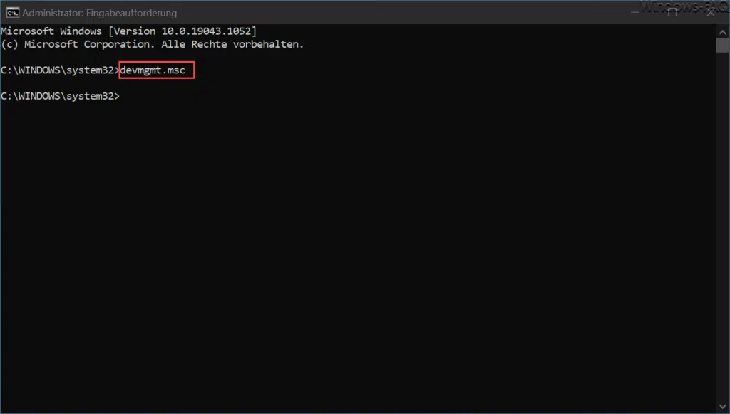 devmgmt.msc Gerätemanager