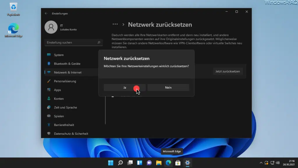 Windows 11 Netzwerkeinstellungen wirklich zurücksetzen