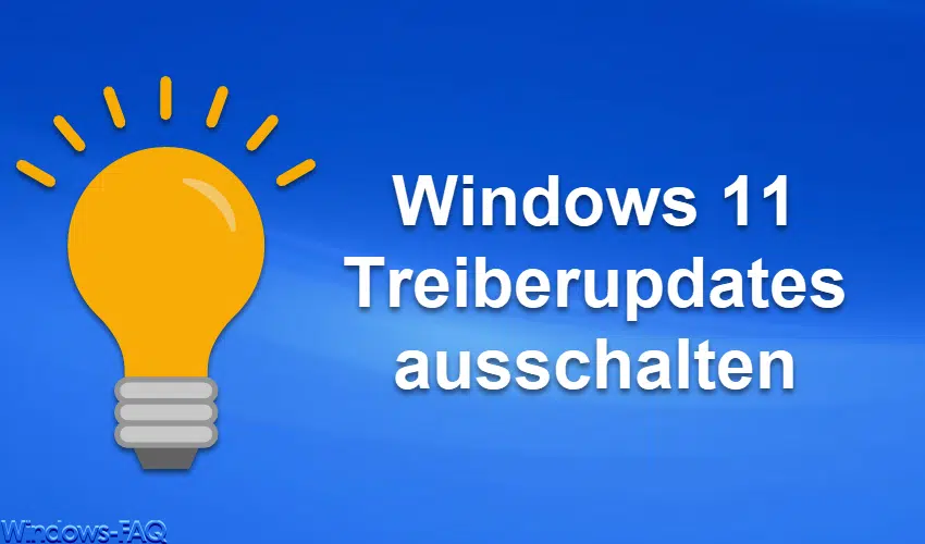 Windows 11 Treiberupdates ausschalten