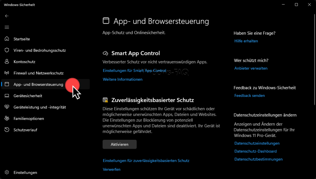 App- und Browsersteuerung