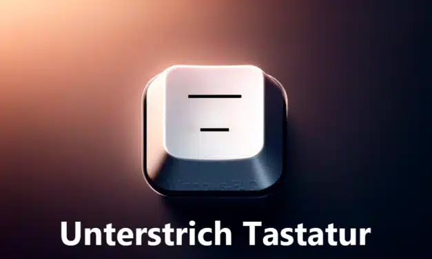 Unterstrich Tastatur