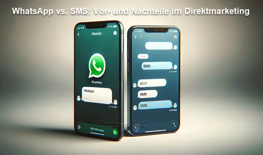 WhatsApp vs. SMS: Vor- und Nachteile im Direktmarketing