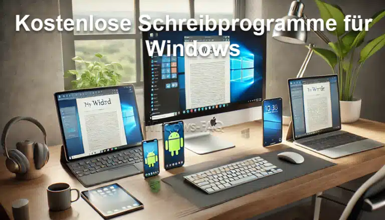 Schreibprogramm kostenlos – Textverarbeitung für Windows