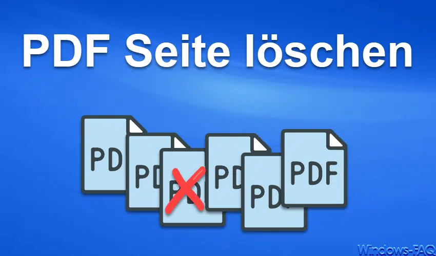 PDF Seite löschen