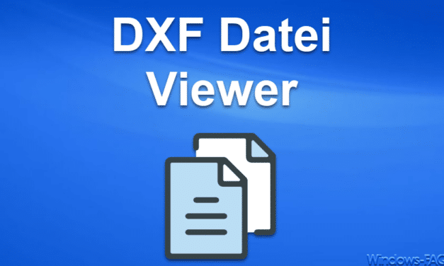 DXF Datei und Viewer