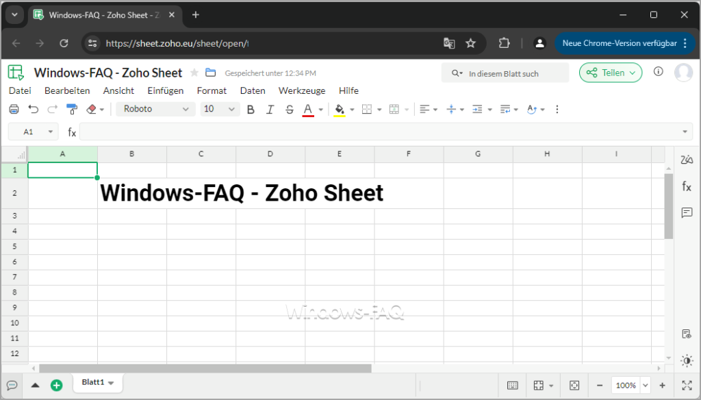 Excel Alternative Zoho Sheet