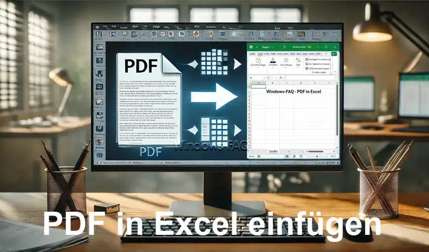 PDF in Excel einfügen