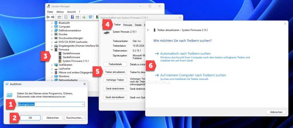 Treiber aktualisieren Windows Gerätemanager