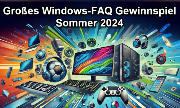 Großes Windows-FAQ Gewinnspiel