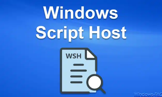 Windows Script Host