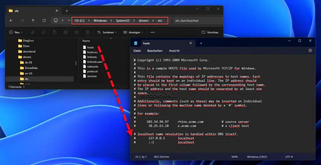 HOSTS Localhost