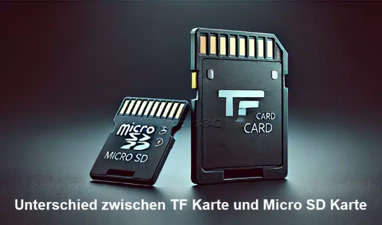 TF Karte Unterschied zur Micro SD Karte