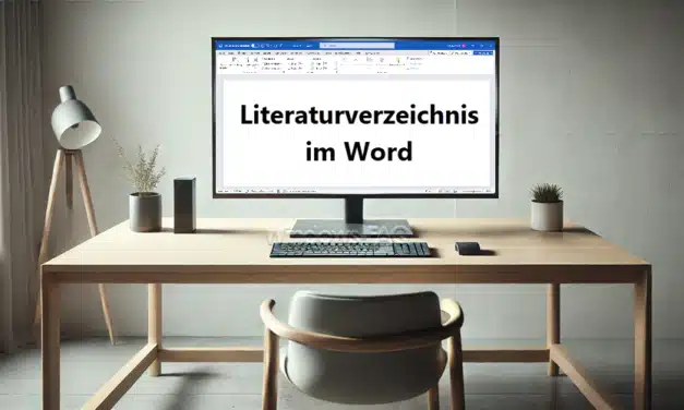 Literaturverzeichnis Word