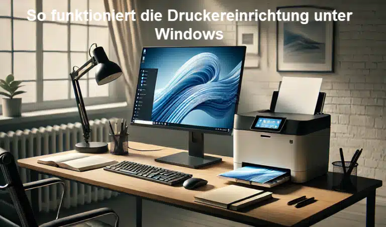 So funktioniert die Druckereinrichtung unter Windows