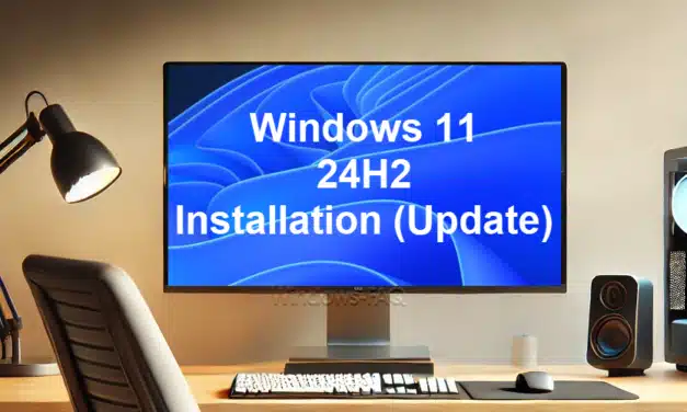 Windows 11 24H2 Installation (Update)