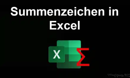 Summenzeichen (Σ) in Excel