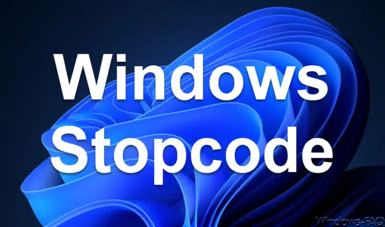 Windows Stopcode