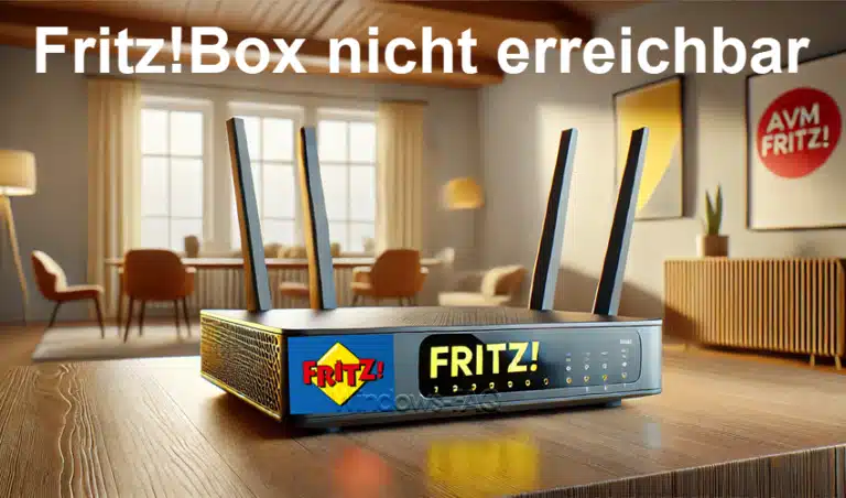 Fritz.Box nicht erreichbar