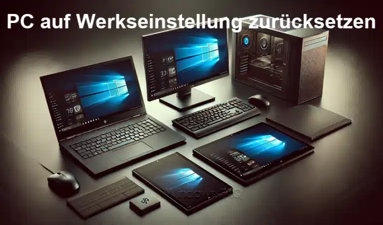 PC auf Werkseinstellung zurücksetzen