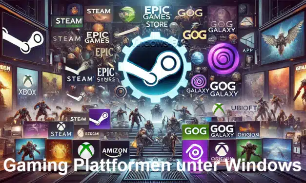 Gaming Plattformen unter Windows