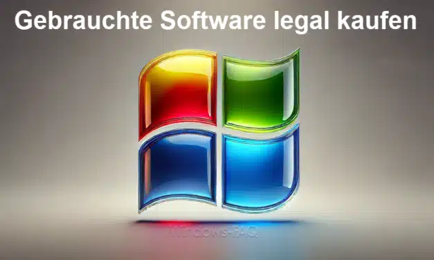 Gebrauchte Software legal kaufen