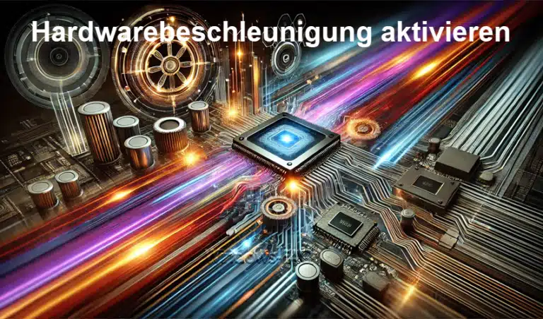 Hardwarebeschleunigung aktivieren (Hardware Acceleration)