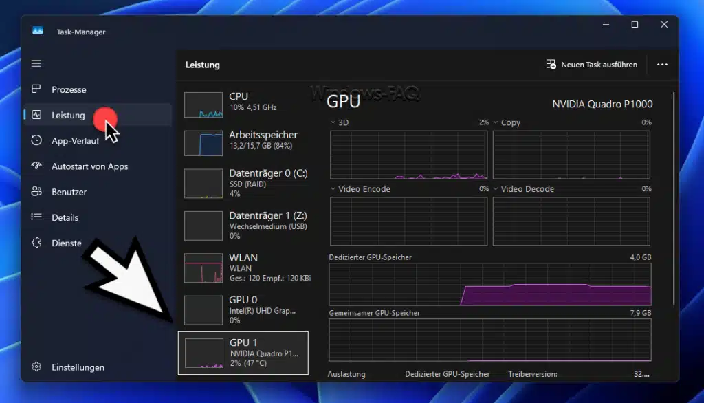 Hardwarebeschleunigung aktivieren Task-Manager GPU