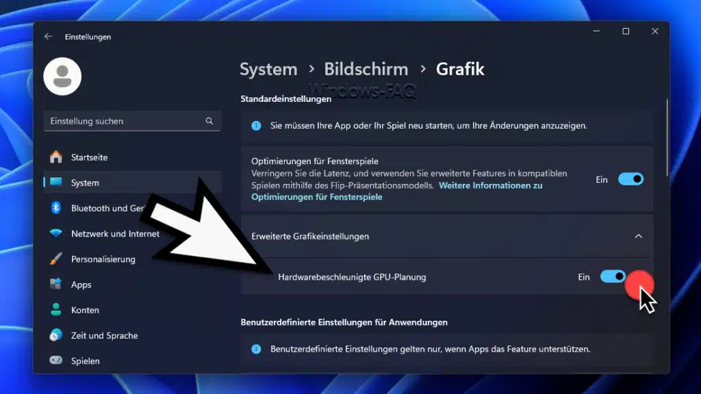 Hardwarebeschleunigung aktivieren Windows