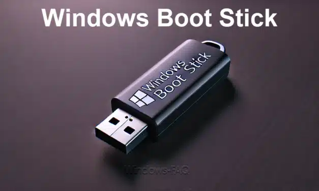 Windows Boot Stick