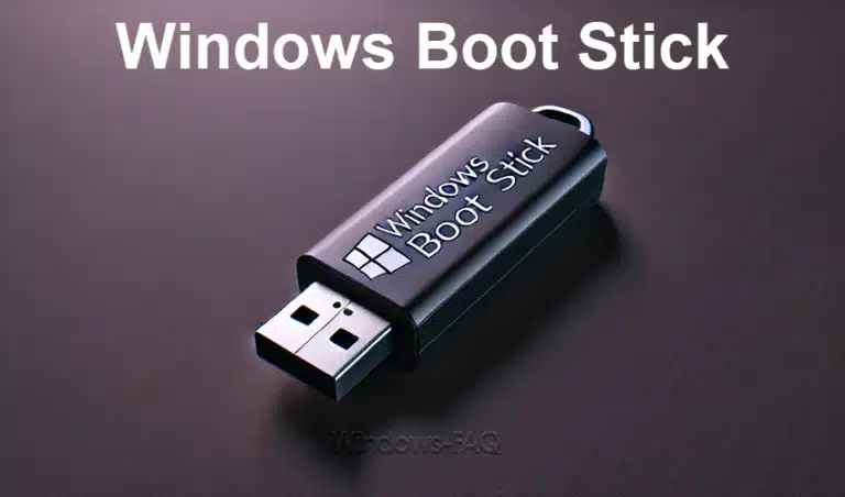 Windows Boot Stick