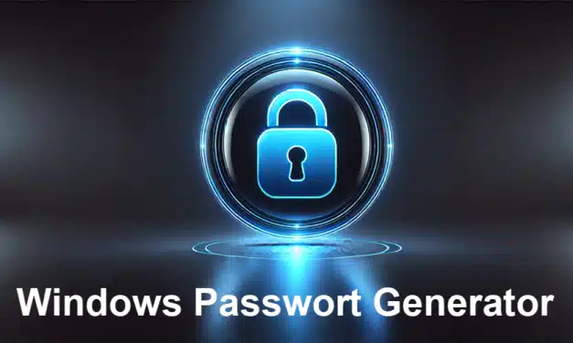 Windows Passwort Generator