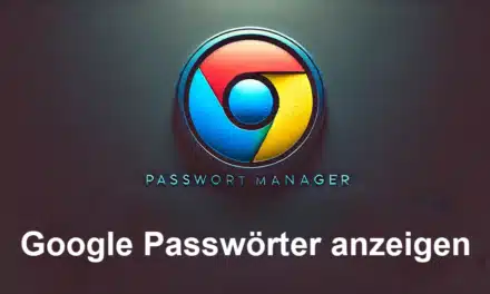 Google Passwörter anzeigen