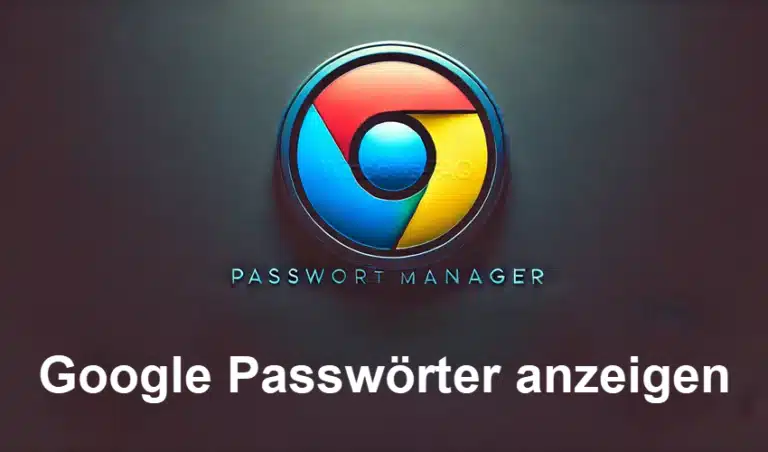 Google Passwörter anzeigen